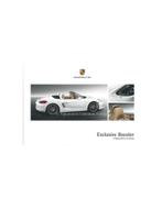 2013 PORSCHE BOXSTER EXCLUSIVE HARDCOVER BROCHURE, Boeken, Nieuw, Porsche, Author