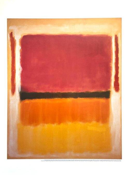 Mark Rothko (after) - Untitled (Violet, Black, Orange,, Antiek en Kunst, Kunst | Tekeningen en Foto's