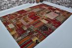 Oversized Turks Kilim Patchwork Tapijt - Vloerkleed - 304 cm, Antiek en Kunst