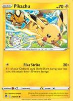 Pikachu 049/195 Silver Tempest, Ophalen of Verzenden, Nieuw, Losse kaart, Foil