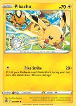 Pikachu 049/195 Silver Tempest, Hobby en Vrije tijd, Verzamelkaartspellen | Pokémon, Losse kaart, Nieuw, Foil, Ophalen of Verzenden