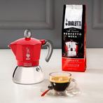 Bialetti Moka Induction - Percolator - Rood - 2 kops, Verzenden, Nieuw