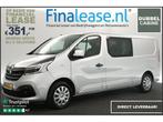 Renault Trafic 2.0 dCi L2H1 DC 5 Pers Cam PDC Trekh €351pm, Auto's, Renault, Nieuw, Zilver of Grijs, Lease