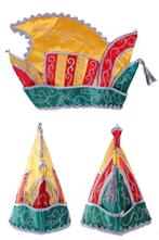 Prinsenmuts rood/geel/groen, Kleding | Heren, Carnavalskleding en Feestkleding, Ophalen of Verzenden, Nieuw