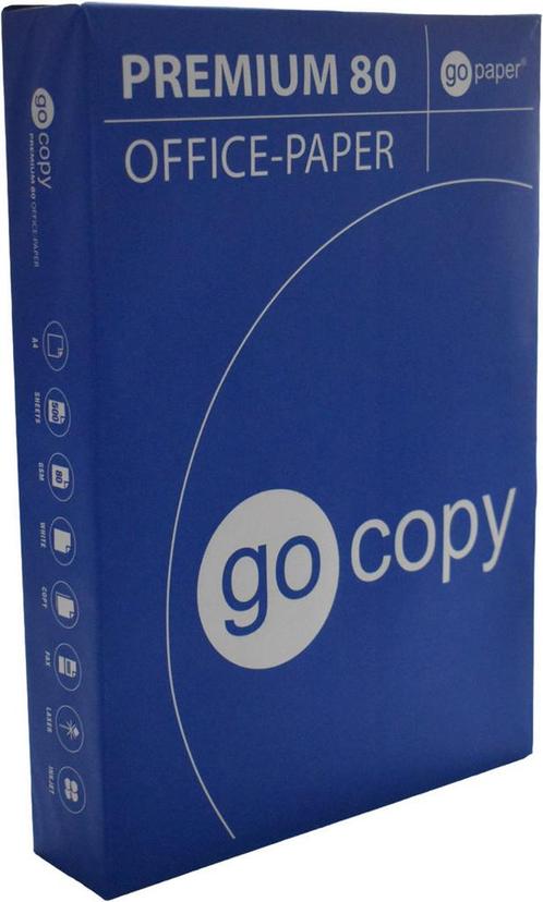 A4 printpapier pak 500 vel 80 gram Go Copy Premium, Computers en Software, Printerbenodigdheden, Nieuw, Verzenden