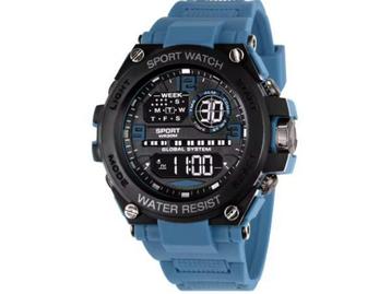 Veiling - GS Heren Digitale Sportwatch - Blue beschikbaar voor biedingen