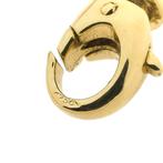 18 Krt. Bicolor gouden vossenstaart schakel collier | 44 cm, Ophalen of Verzenden, Gebruikt, Overige kleuren, Goud