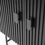 Boekenkast Eleonora REMI ZWART *NIEUW*, Huis en Inrichting, Kasten | Boekenkasten, Japandi, 200 cm of meer, Nieuw, Met plank(en)