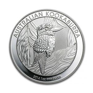 Kookaburra 1 oz 2014 (500.000 oplage), Postzegels en Munten, Munten | Oceanië, Losse munt, Zilver, Verzenden