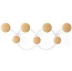 Umbra Dotsy Kapstok - Wit/Naturel, Ophalen of Verzenden, Nieuw