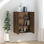 vidaXL Hangkast 69,5x34x90 cm bewerkt hout bruin eikenkleur, Huis en Inrichting, Verzenden, Nieuw