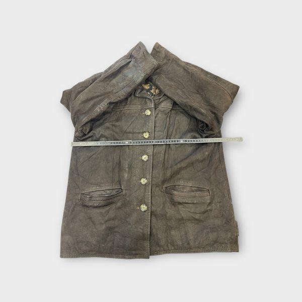 High Quality heren jas maat M (100% leer), Kleding | Heren, Jassen | Winter, Bruin, Maat 48/50 (M), Gedragen, Ophalen of Verzenden