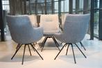 8x eetkamerstoel draai Gealux Miami/Sanne/Seattle in stof., Huis en Inrichting, Stoelen, Nieuw, Vijf, Zes of meer stoelen, Stof