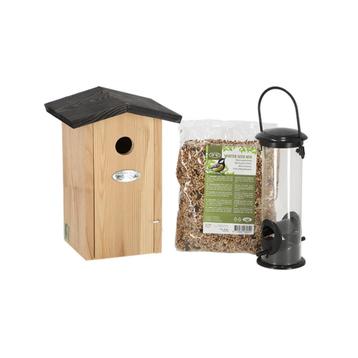 Pimpelmeespakket - Vogelhuis en Vogelvoeding - Tuinaccessoir beschikbaar voor biedingen