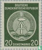DDR - Cirkelboog naar rechts - 1956, Postzegels en Munten, Verzenden, Postfris