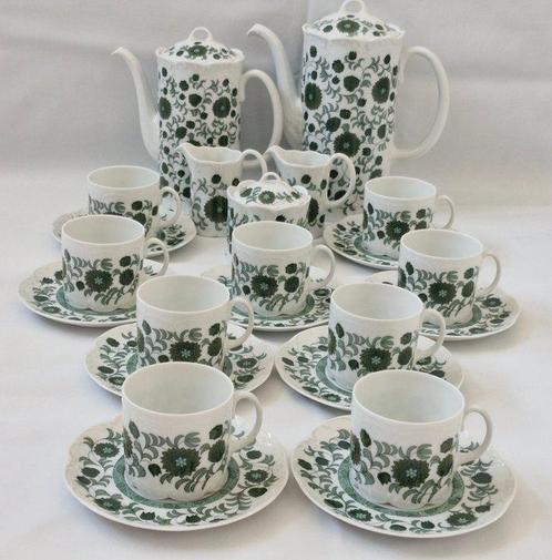 ROSENTHAL CLASSIC ROSE - Koffieservies (23) - Monbijou, Antiek en Kunst, Antiek | Meubels | Tafels