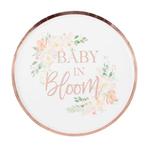 Floral Baby In Bloom Bordjes (8st), Kinderen en Baby's, Nieuw, Ophalen of Verzenden