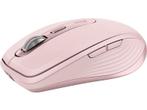 Logitech -  Mx Anywhere 3s Compact Draadloos Muis  - Roze, Rechtshandig, Verzenden, Logitech, Nieuw