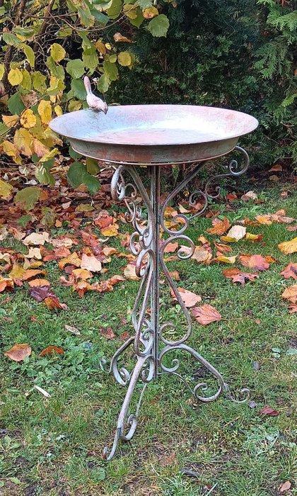 Vogelbad - Metaal - Vogelbad bird, Antiek en Kunst, Curiosa en Brocante