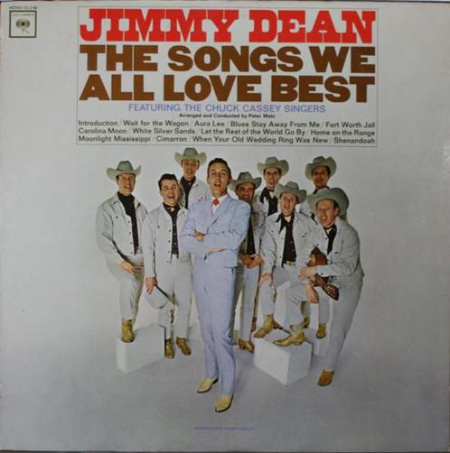 LP gebruikt - Jimmy Dean - The Songs We All Love Best, Cd's en Dvd's, Vinyl | Jazz en Blues, Zo goed als nieuw, Verzenden