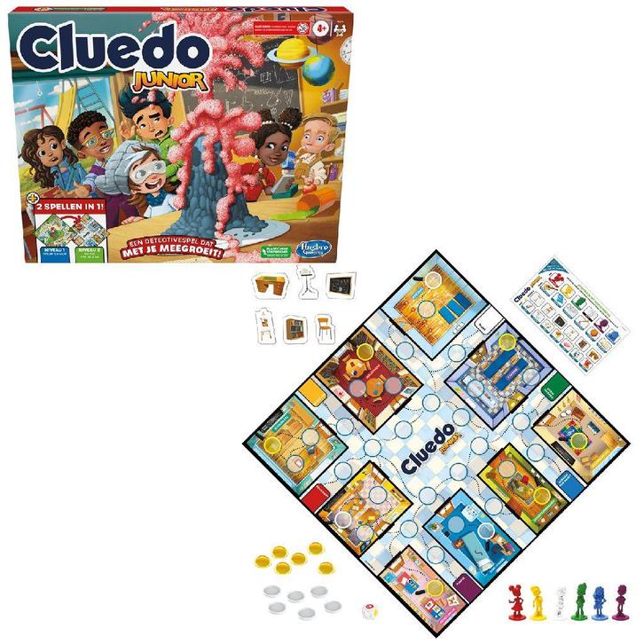 Hasbro kinderspel Cluedo Junior van €24,99 voor €19,99, Hobby en Vrije tijd, Gezelschapsspellen | Bordspellen, Ophalen of Verzenden