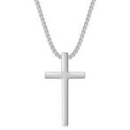 Fako Bijoux® - Ketting Met Kruis - Kruisje - 24x42mm - 60cm, Sieraden, Tassen en Uiterlijk, Kettingen, Verzenden, Nieuw
