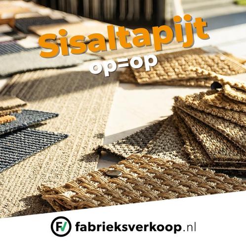 Tot 50% korting op natuurtapijt OP=OP in Genemuiden, Huis en Inrichting, Stoffering | Tapijten en Kleden, 200 cm of meer, 200 cm of meer