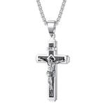 Fako Bijoux - Cubaans Kruis Jesus Voor Mannen - HD Ketting, Sieraden, Tassen en Uiterlijk, Kettingen, Verzenden, Nieuw