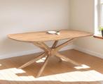Eettafel Evi Deens ovaal eiken 200x110 cm - Naturel, Huis en Inrichting, Tafels | Eettafels, Ophalen of Verzenden, Nieuw