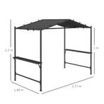 TRUUSK Grilltent Grilldak, Weerbestendig, Inclusief Zijvakke, Tuin en Terras, Barbecue-accessoires, Verzenden, Nieuw, TRUUSK