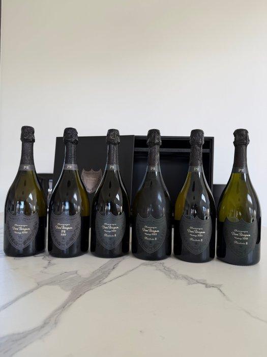 Dom Pérignon, P2 vertical; 1998, 2000, 2002, 2003, 2004,, Verzamelen, Wijnen