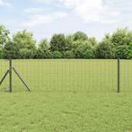vidaXL Euro Hek Grijs 0,4x10 m Staal, Verzenden, Nieuw, IJzer