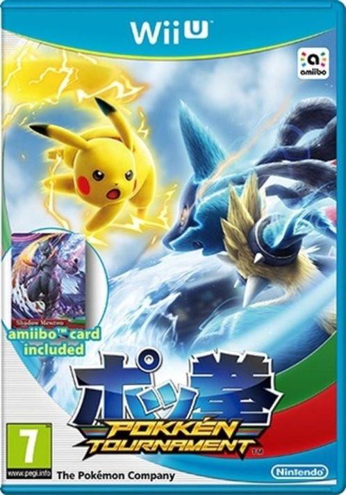 Pokkén Tournament + Amiibo Card (Nintendo Wii U), Spelcomputers en Games, Games | Nintendo Wii U, Gebruikt, Vanaf 3 jaar, Verzenden