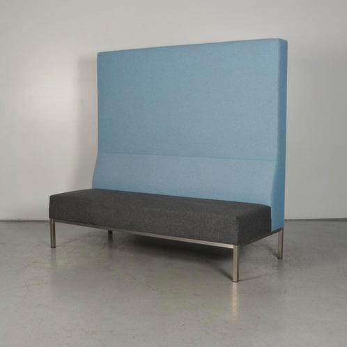 Treinbank Palau - Blauw / Grijs - 162 x 170 x 74 cm, Zakelijke goederen, Kantoor en Winkelinrichting | Kantoormeubilair en Inrichting