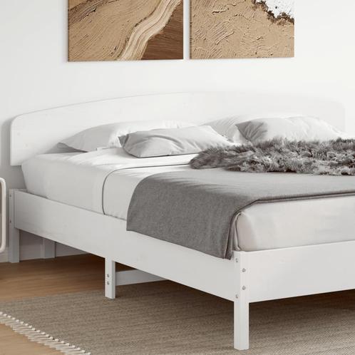 vidaXL Hoofdbord 200 cm massief grenenhout wit, Huis en Inrichting, Slaapkamer | Bedden, Wit, Nieuw, Hout, Verzenden