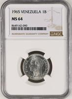 Venezuela. 1 Bolívar 1965 - NGC MS64
