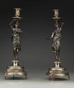 Maple & Co. - Kaarsenhouder - Verzilverd