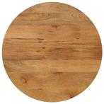 Rond Tafelblad 80cm Mangohout - Retourdeal - Horeca/Thuis, Huis en Inrichting, 50 tot 100 cm, Rond, Nieuw, Tafelblad