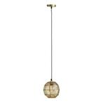 Hanglamp HERMI II 20.0 cm 1-lichts Messing, Huis en Inrichting, Lampen | Hanglampen, Nieuw, Ophalen of Verzenden, Metaal