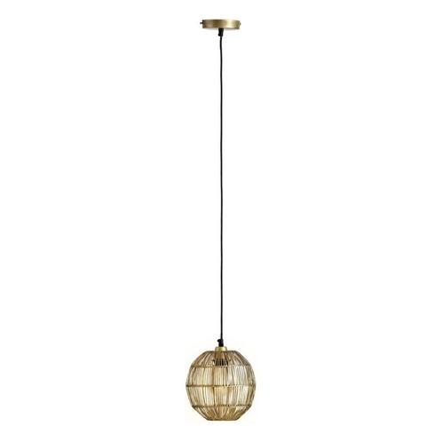 Hanglamp HERMI II 20.0 cm 1-lichts Messing, Huis en Inrichting, Lampen | Hanglampen, 75 cm of meer, Nieuw, Metaal, Ophalen of Verzenden