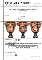 Magna Graecia, Apulië. Keramiek Bell krater. 4e eeuw v.Chr.