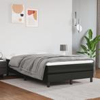 vidaXL Bedframe kunstleer zwart 120x200 cm, Huis en Inrichting, Slaapkamer | Bedden, Overige materialen, Verzenden, Zwart, Nieuw