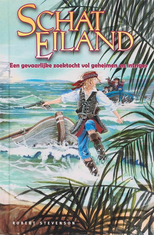 Schateiland 9789087200305 R.L. Stevenson, Boeken, Kinderboeken | Jeugd | 10 tot 12 jaar, Zo goed als nieuw, Verzenden