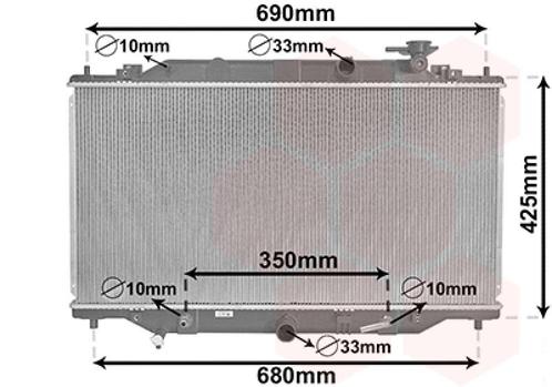 RADIATOR VOOR MAZDA 6 2018- SH0615200, Auto-onderdelen, Airco en Verwarming, Nieuw, Ophalen of Verzenden