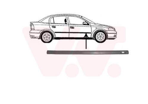 DEURBEKLEDING VOOR OPEL ASTRA G 1998-2004 0172954, Auto diversen, Auto-accessoires, Nieuw, Ophalen of Verzenden