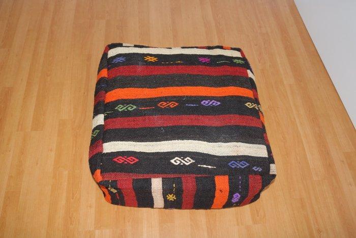 Puff Cases 1 - Kelim - 60 cm - 60 cm, Antiek en Kunst, Kunst | Designobjecten