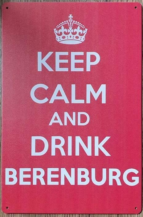 Keep Calm Drink Berenburg, Verzamelen, Merken en Reclamevoorwerpen, Nieuw, Verzenden