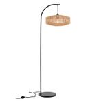 Landelijke vloerlamp bruin, Selena, met schakelaar, Huis en Inrichting, Lampen | Vloerlampen, Nieuw, Ophalen of Verzenden, Landelijk