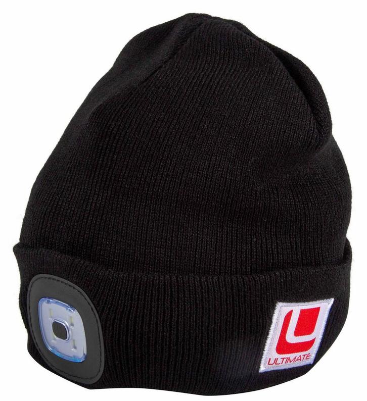 Ultimate LED Winter Hat Black, Watersport en Boten, Hengelsport | Algemeen, Overige typen, Nieuw, Verzenden