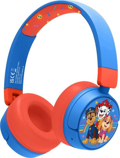 Paw Patrol - draadloze kinderkoptelefoon - volumebegrenzing, Audio, Tv en Foto, Koptelefoons, Nieuw, Verzenden